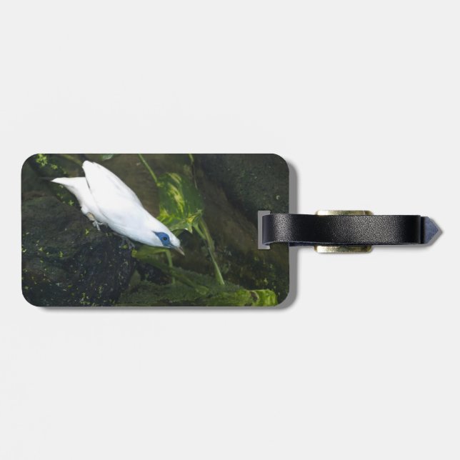 Bali Myna Luggage Tag (Back Horizontal)