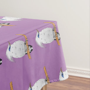 Bali Myna tropical exotic bird Tablecloth