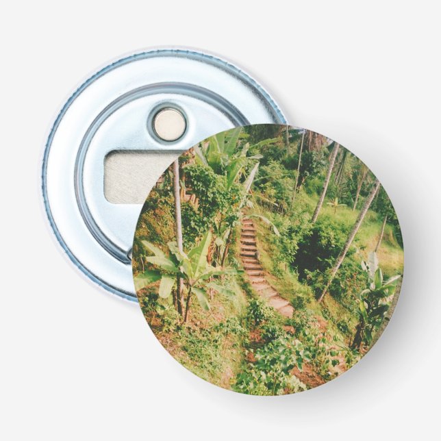 Bali rainforest Stairway  Bottle Opener (Front)