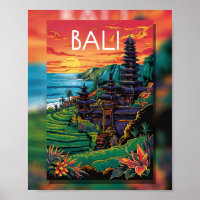 Bali Serenity: Sunset at the Temple