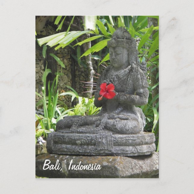 Bali Statue  Postcard (Front)