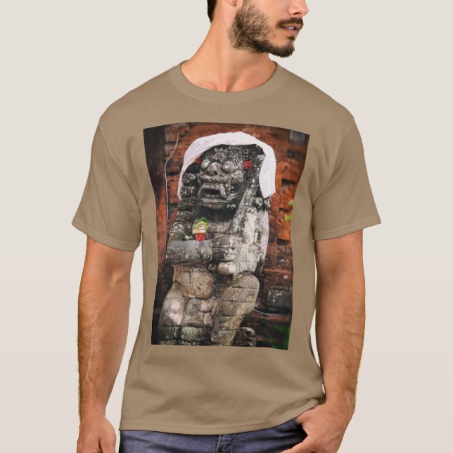 Bali Stone Lion T-Shirt (Front)