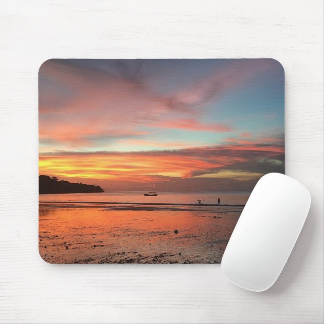 Bali Sunset Mouse Pad (With Mouse)