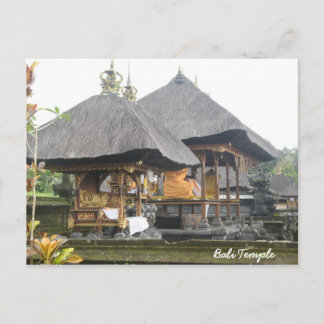 Bali Temple Postcard