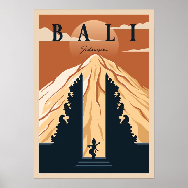 Bali Travel Poster (Front)