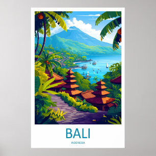 Bali Travel Print Wall Art Bali Wall Hanging Home