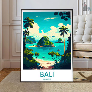 Bali Travel Print Wall Art Bali Wall Hanging Home