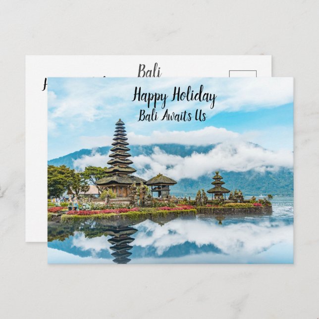Bali vacation postcard (Front/Back)