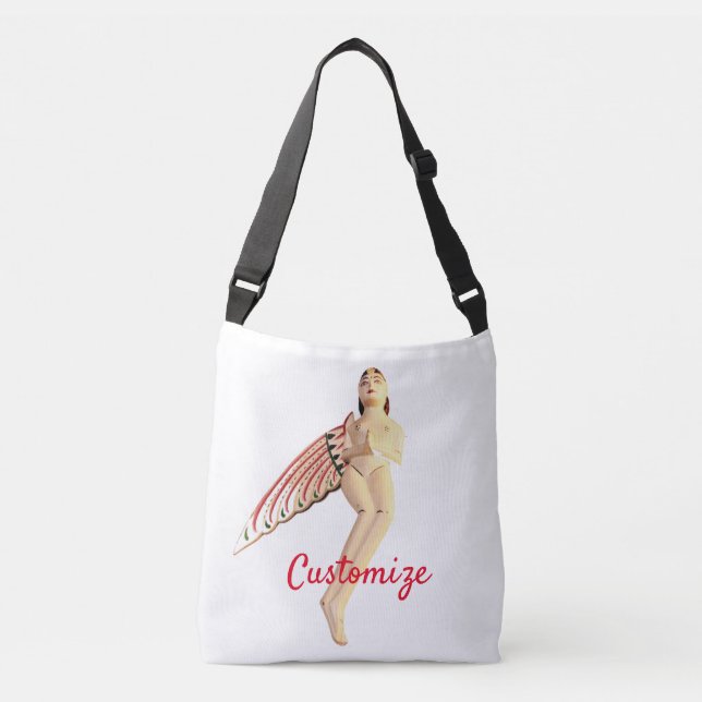 Bali Winged Goddess Thunder_Cove Crossbody Bag (Front)