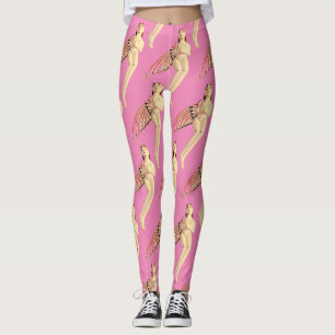 Bali Winged Goddess Thunder_Cove Leggings