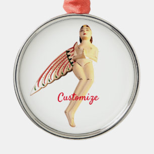 Bali Winged Goddess Thunder_Cove Metal Tree Decoration