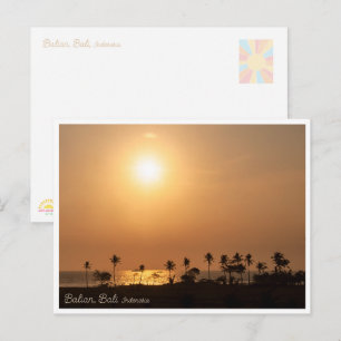 Balian Palm Beach in Bali - Travel Postcard