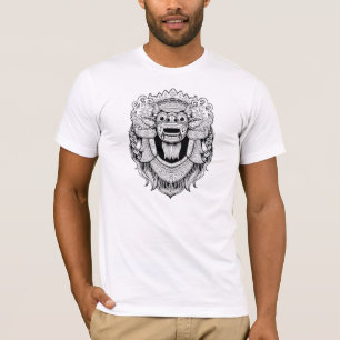 balinese art barong drawing bali T-Shirt