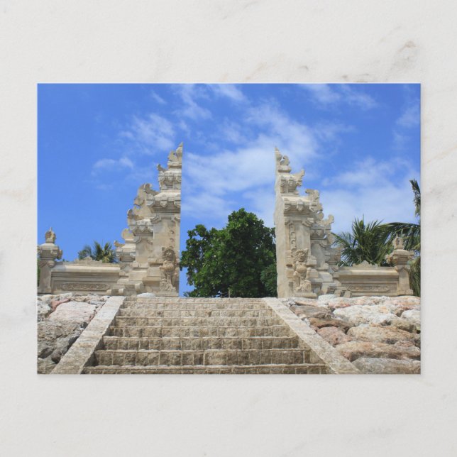 Balinese art postcard (Front)