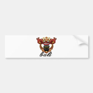 Balinese Barong Indonesia Souvenir Bumper Sticker