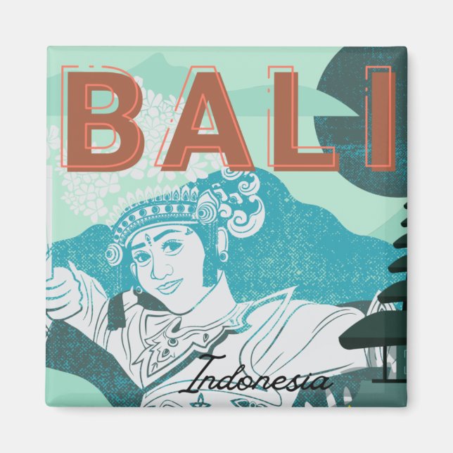 Balinese Dancer Bali Magnet (Front)