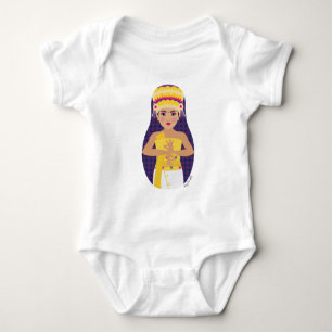 Balinese Dancer Matryoshka Baby Bodysuit