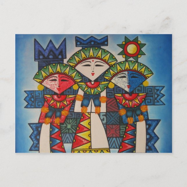 Balinese dancers postcard (Front)