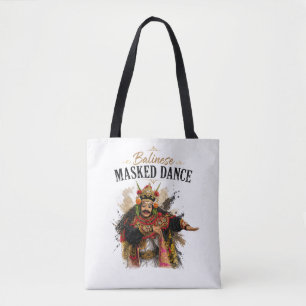 Balinese Masked Dance Tote Bag
