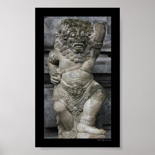 Balinese Statue Poster (Front)