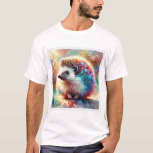 Balkan Hedgehog 180724AREF124 - Watercolor T-Shirt