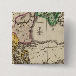 Balkan Peninsula 3 15 Cm Square Badge