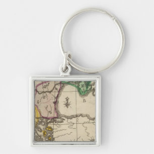 Balkan Peninsula 3 Key Ring