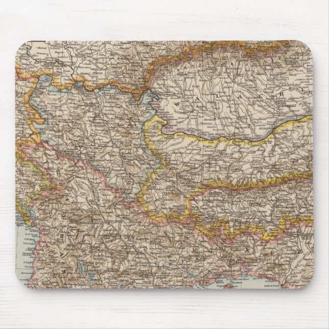 Balkan Peninsula 4 Mouse Pad (Front)