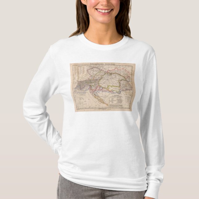 Balkan Peninsula, Austria, Hungary T-Shirt (Front)