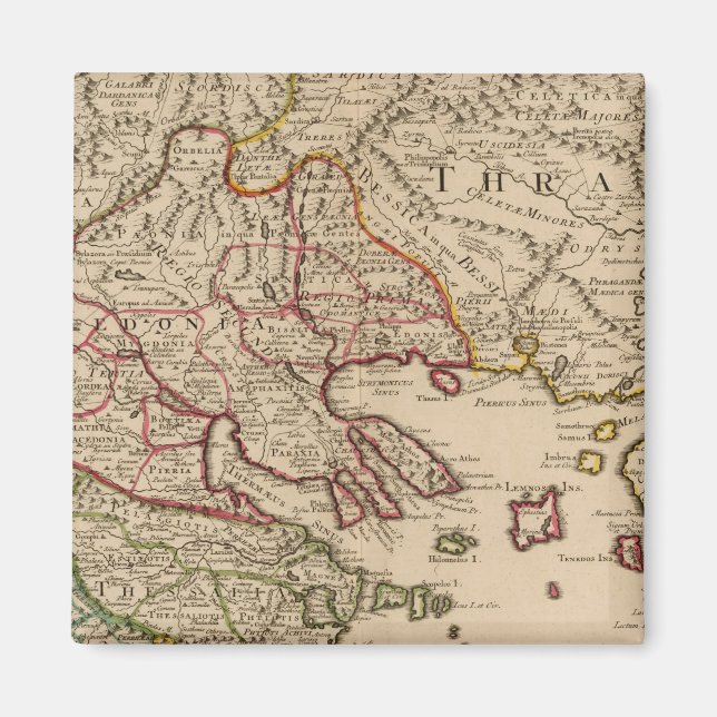 Balkan Peninsula, Greece, Macedonia 3 Magnet (Front)