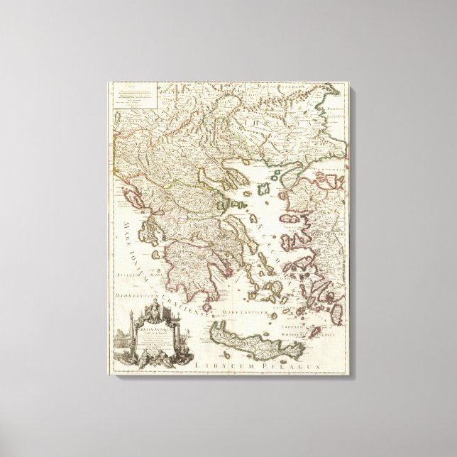 Balkan Peninsula, Greece, Macedonia Canvas Print (Front)