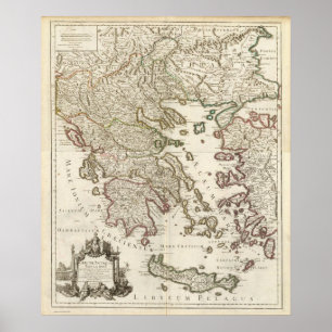 Balkan Peninsula, Greece, Macedonia Poster