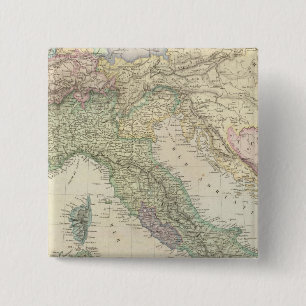 Balkan Peninsula, Italy, Slovenia 15 Cm Square Badge