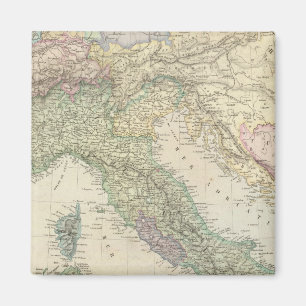 Balkan Peninsula, Italy, Slovenia Magnet