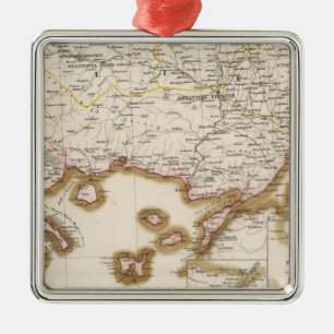 Balkan Peninsula, Turkey, Bulgaria Metal Tree Decoration