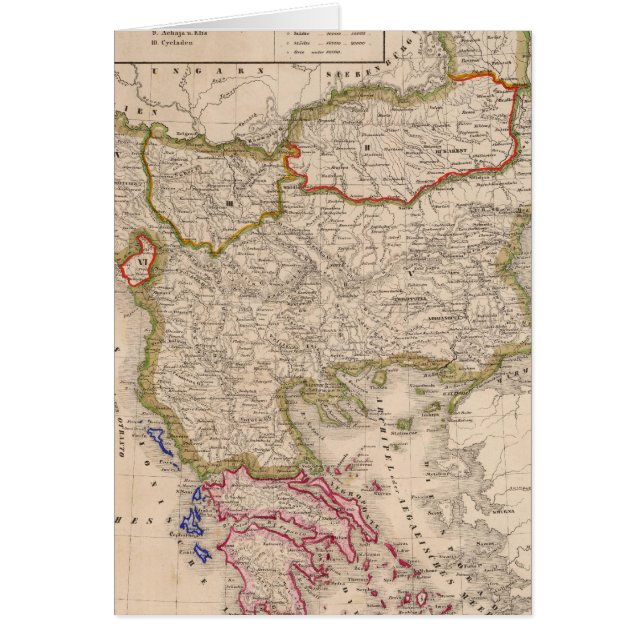 Balkan Peninsula, Turkey, Greece (Front)