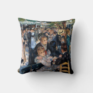 Ball at the Moulin de la Galette, Auguste Renoir Cushion