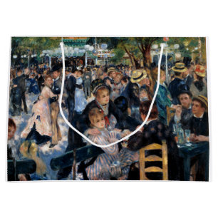 Ball at the Moulin de la Galette, Auguste Renoir Large Gift Bag