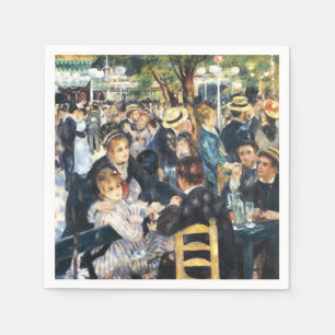 Ball at the Moulin de la Galette Party Renoir Napkin