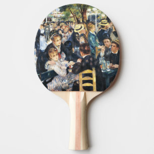 Ball at the Moulin de la Galette Party Renoir Ping Pong Paddle