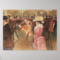 Ball at the Nightclub by Toulouse Lautrec