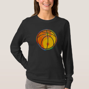 Ball Basketball Player  Yin Yang Graphic Basketbal T-Shirt