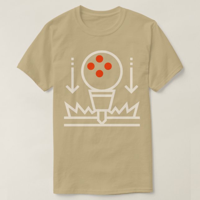 Ball Bearing Coloured Dots Tees  (Design Front)