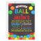 Ball Birthday Invitation