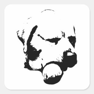 Ball Boss Square Sticker