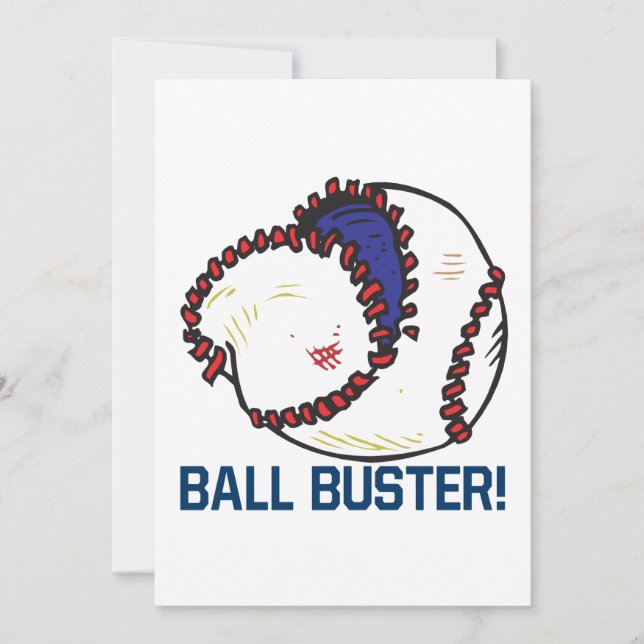 Ball Buster Invitation (Front)