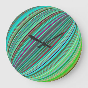 Ball Colour Colour Optical Illusion Rainbow Large Clock