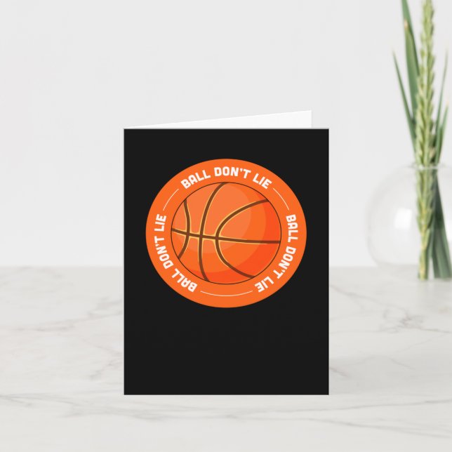 Ball Dont Lie - Basketball  Card (Front)