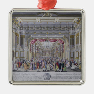 Ball following the coronation of Leopold Metal Tree Decoration