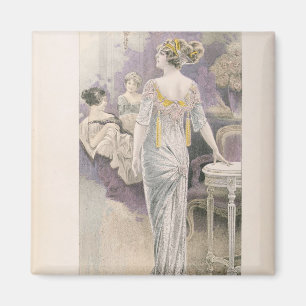 Ball gown, from 'Les Grandes Modes de Paris' Magnet